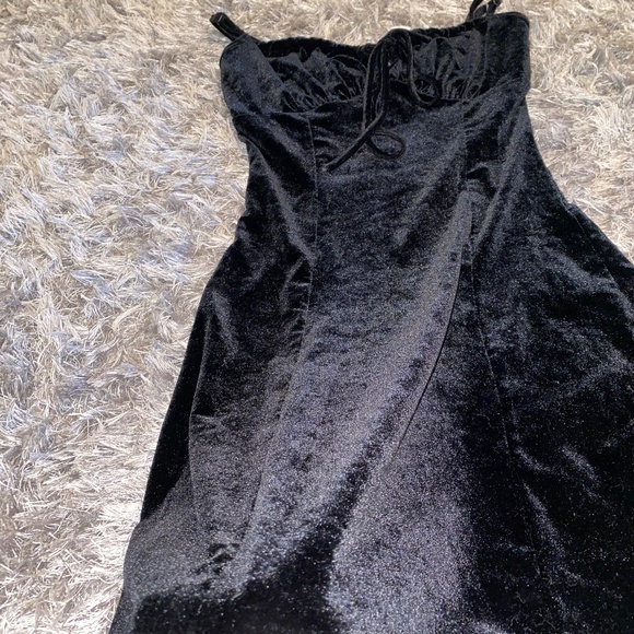 Black Mini Dress - Picture 3 of 5